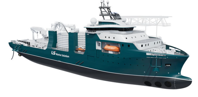 신규 선박 조감도