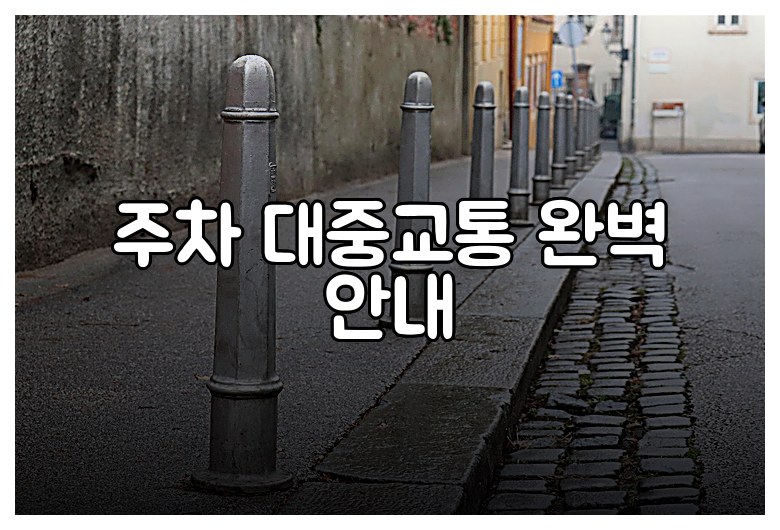 주차 대중교통 완벽 안내