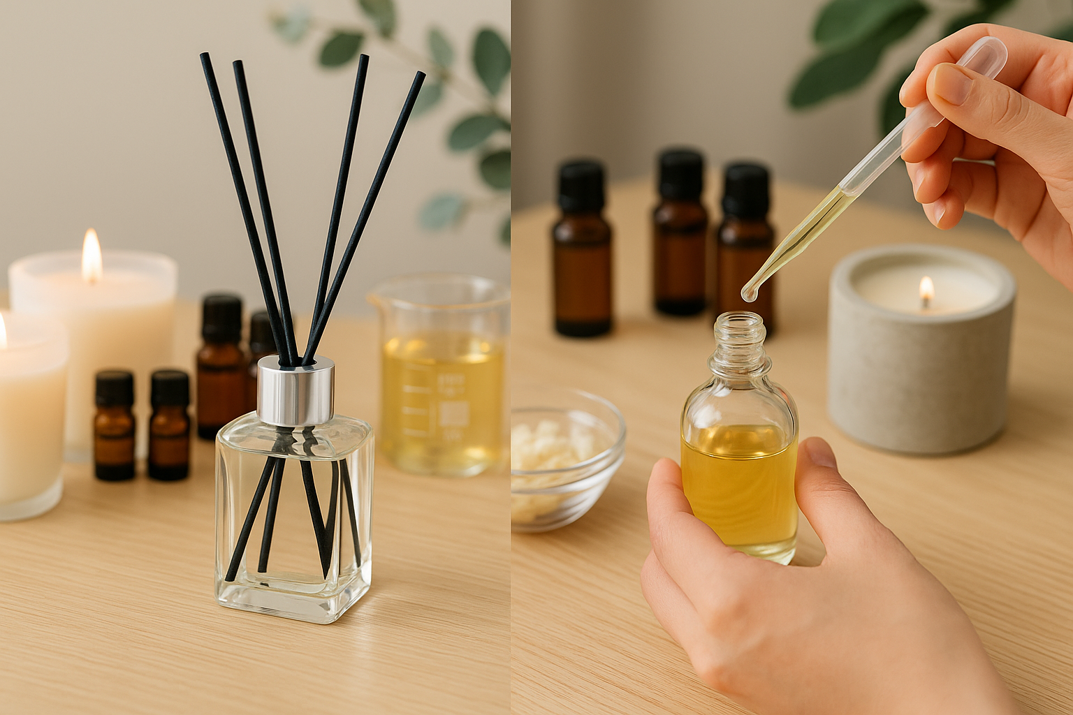 향기 취미 – 디퓨저, 캔들, 향수 직접 만들기