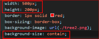 background-size: contain