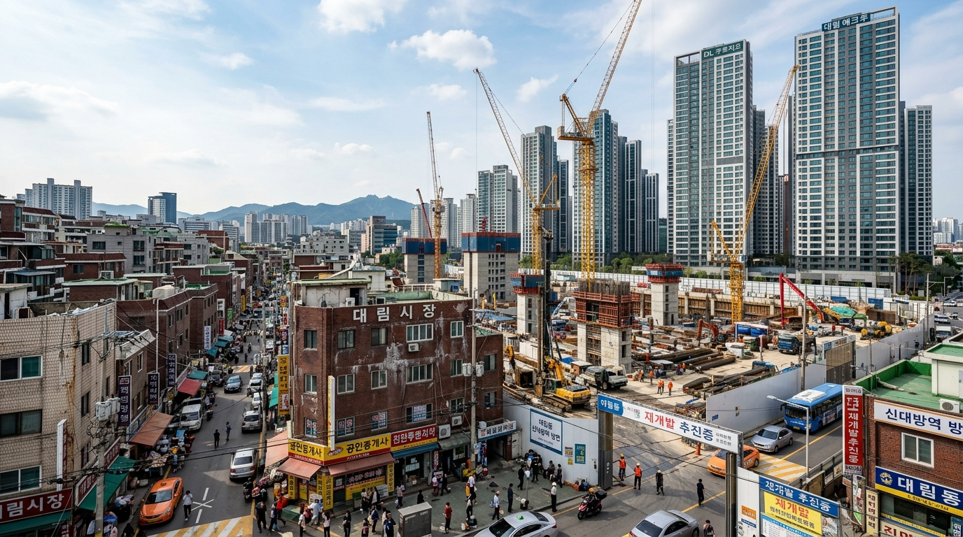 재건축으로 변하는 대림동