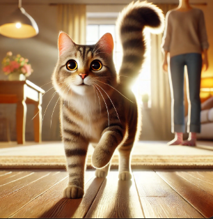 고양이가 적극적으로 다가오는 꿈