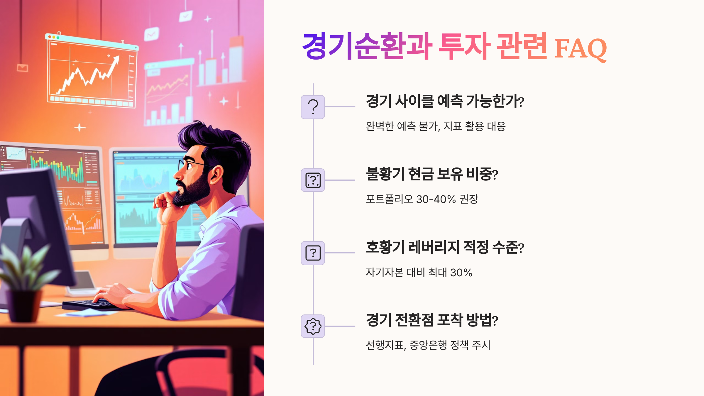경기순환과 투자에 대한 FAQ