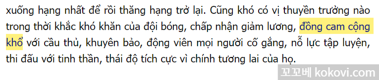 "동 깜 꽁 코"를 인용한 기사 캡처2