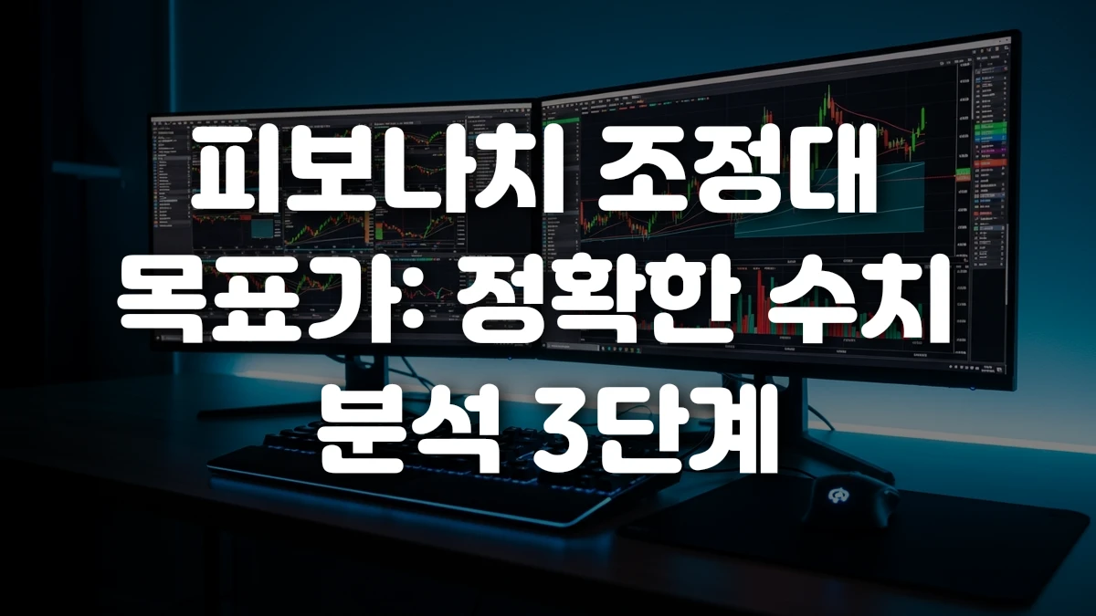 피보나치 조정대 목표가 정확한 수치 분석 3단계
