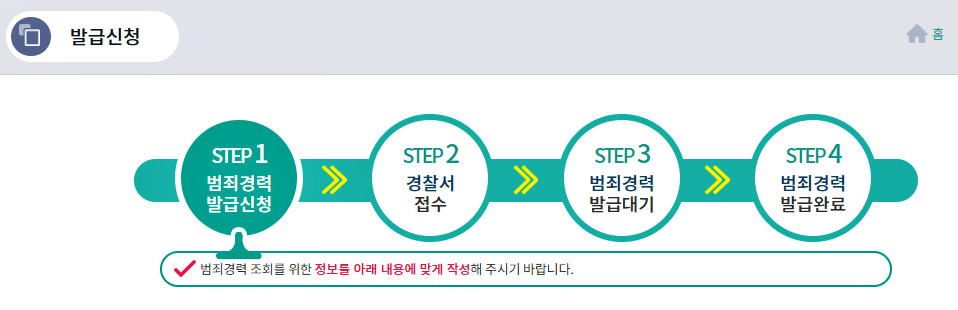 범죄경력회보서 발급 시스템 홈페이지.온라인 발급 방법안내