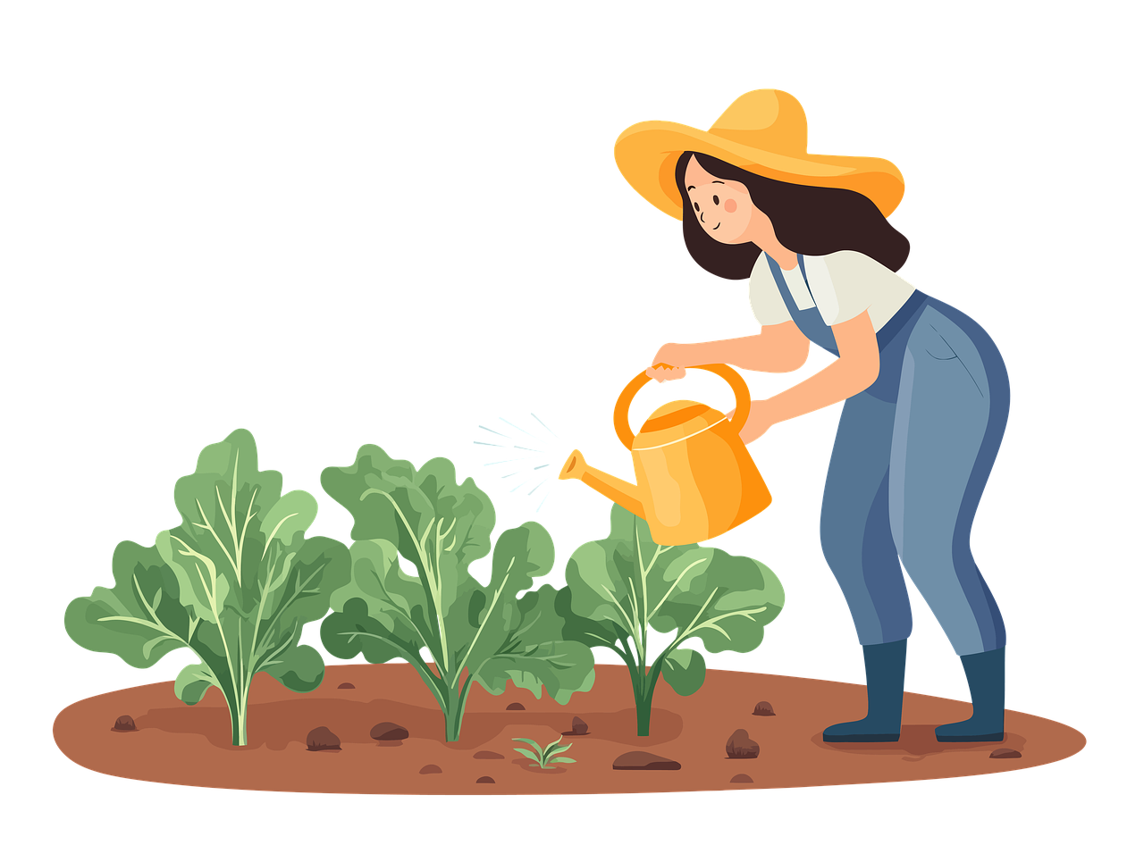 텃밭 가꾸는 이미지