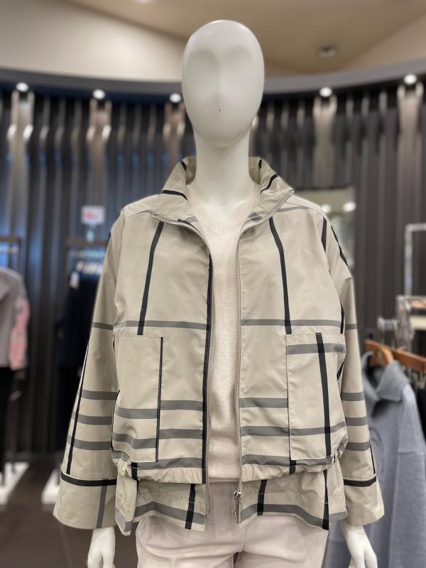 모스코나 밴드넥두겹체크숏점퍼 엑스코점 MOJA233Z4