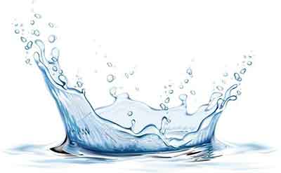 튀어오르는 물방울