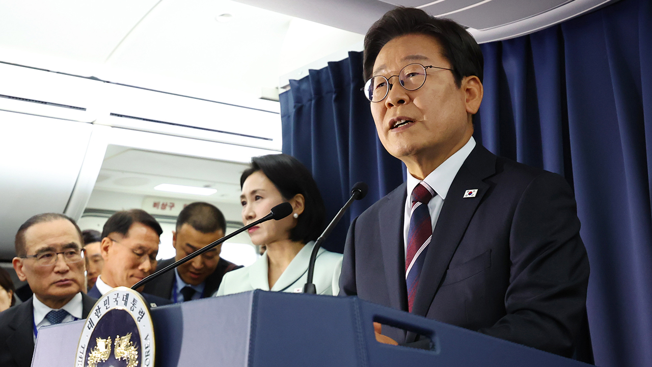 이재명 대통령, 캐나다에서 관세 협상 메시지