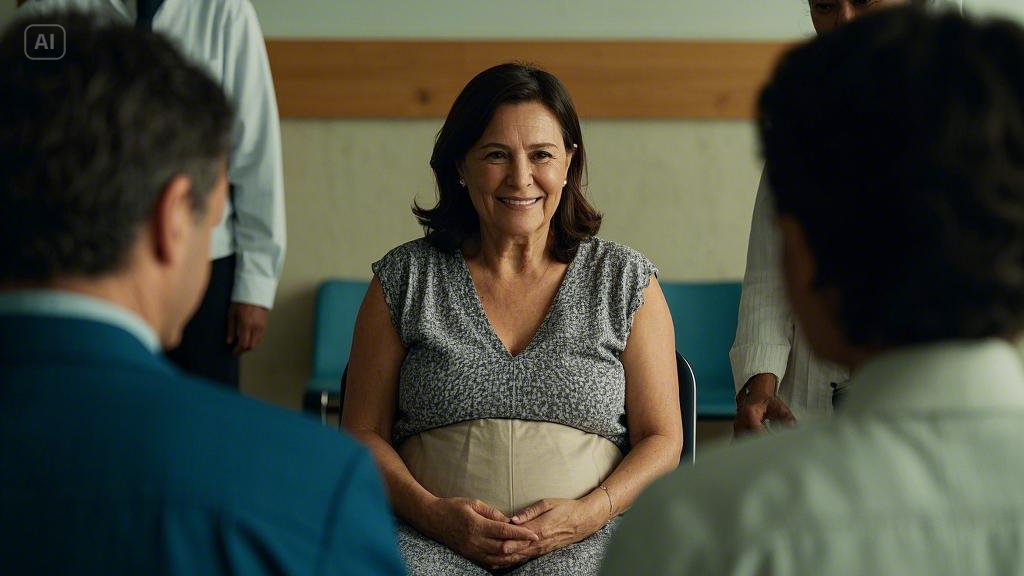 A patient is with helping people.