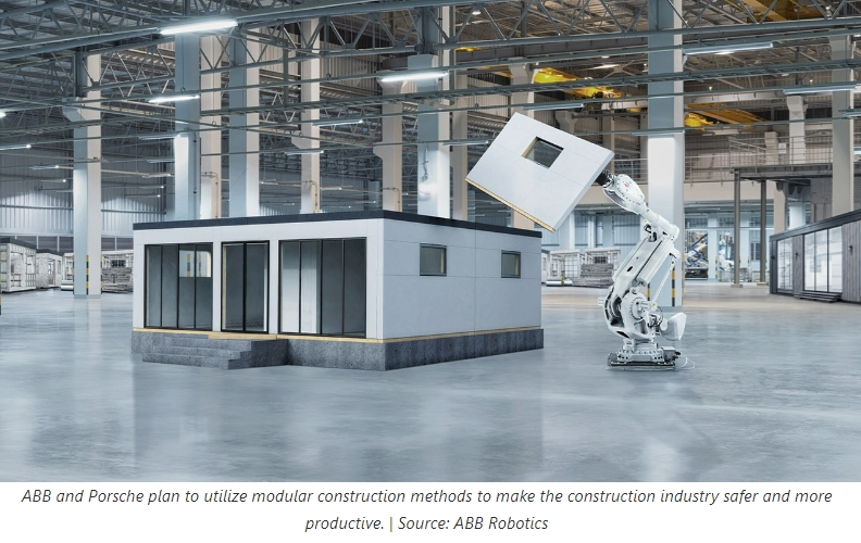 ABB-포르쉐, 새로운 건설산업&nbsp;자동화 개발 협력 VIDEO:ABB, Porsche collaborate to automate the construction industry