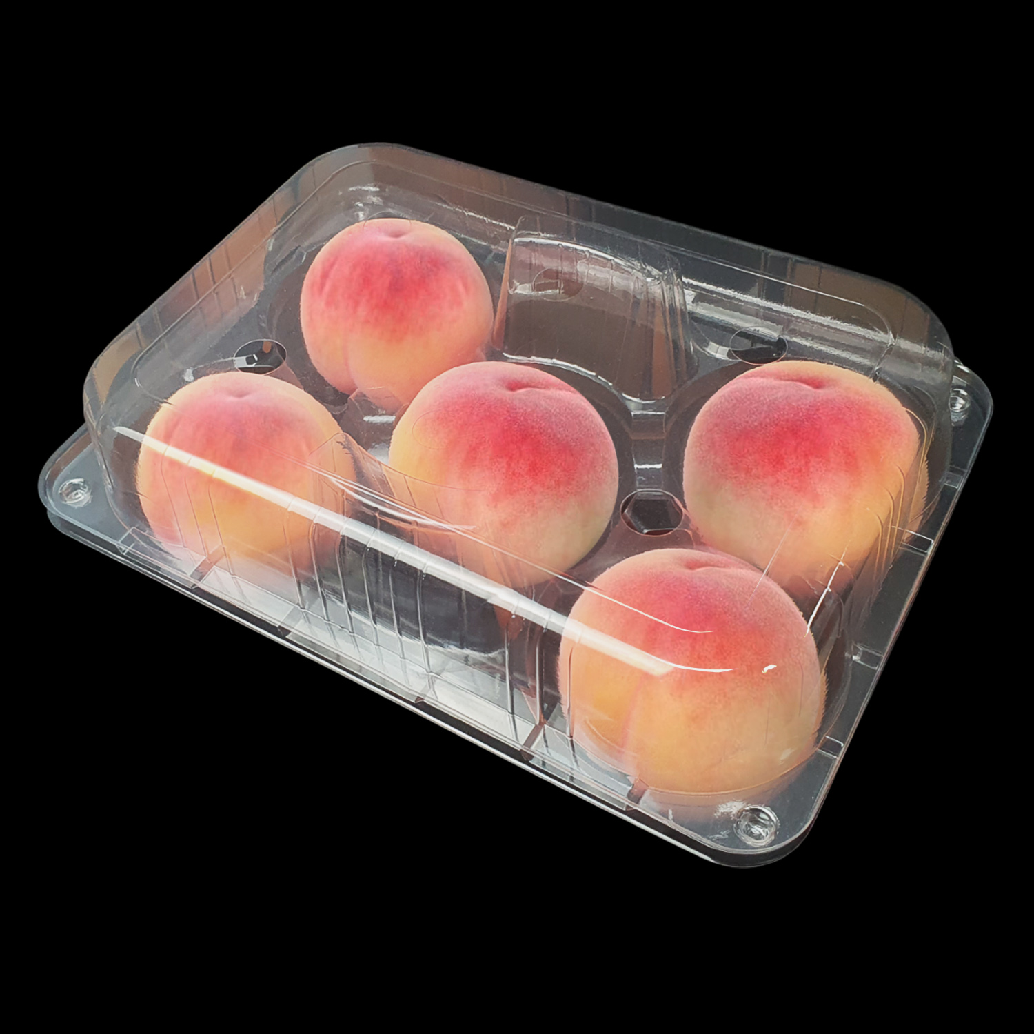 복숭아용기 clear peach container