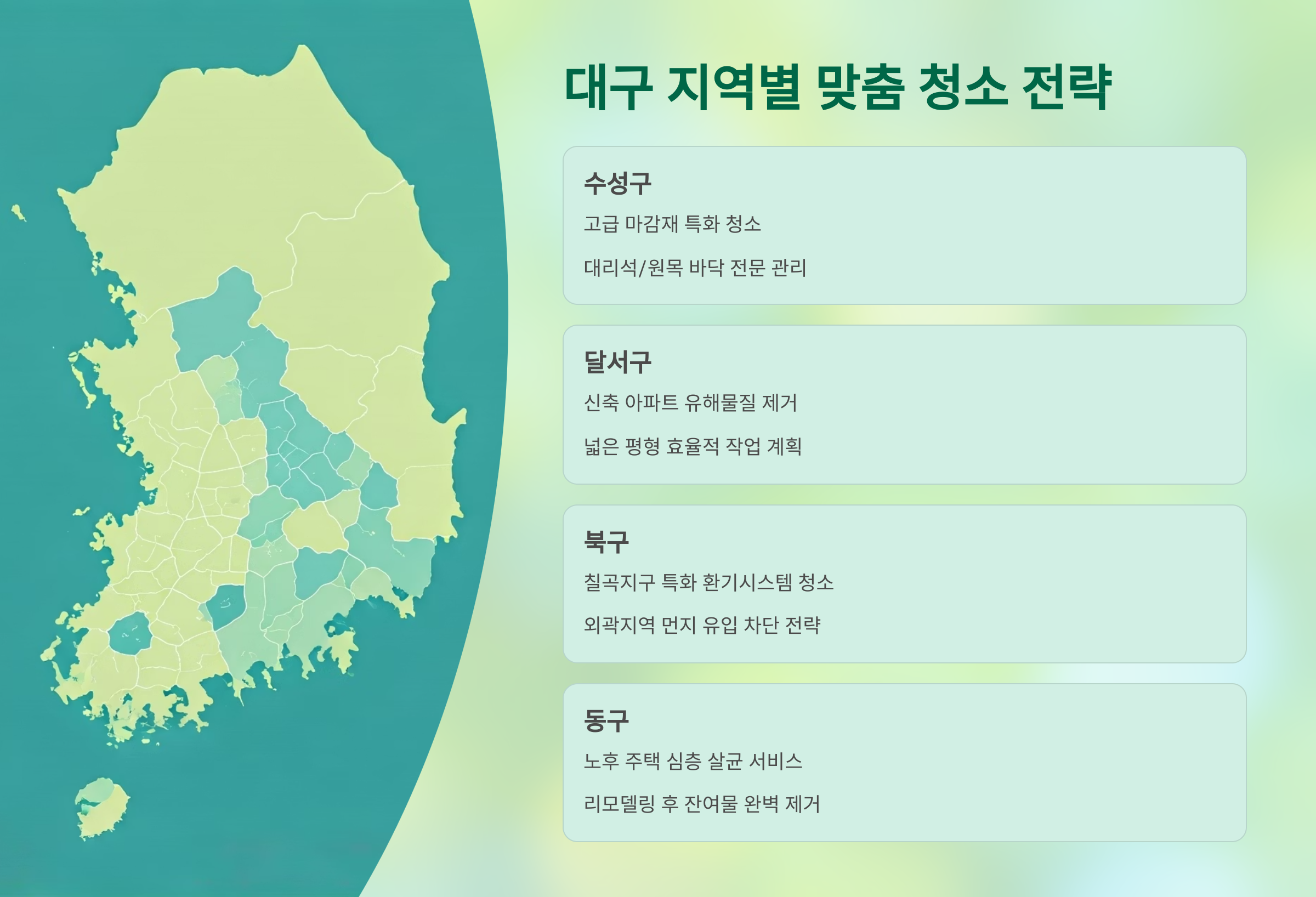 대구 입주청소 지역별 맞춤 전략
