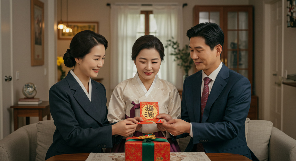 명절 용돈드리는 이미지