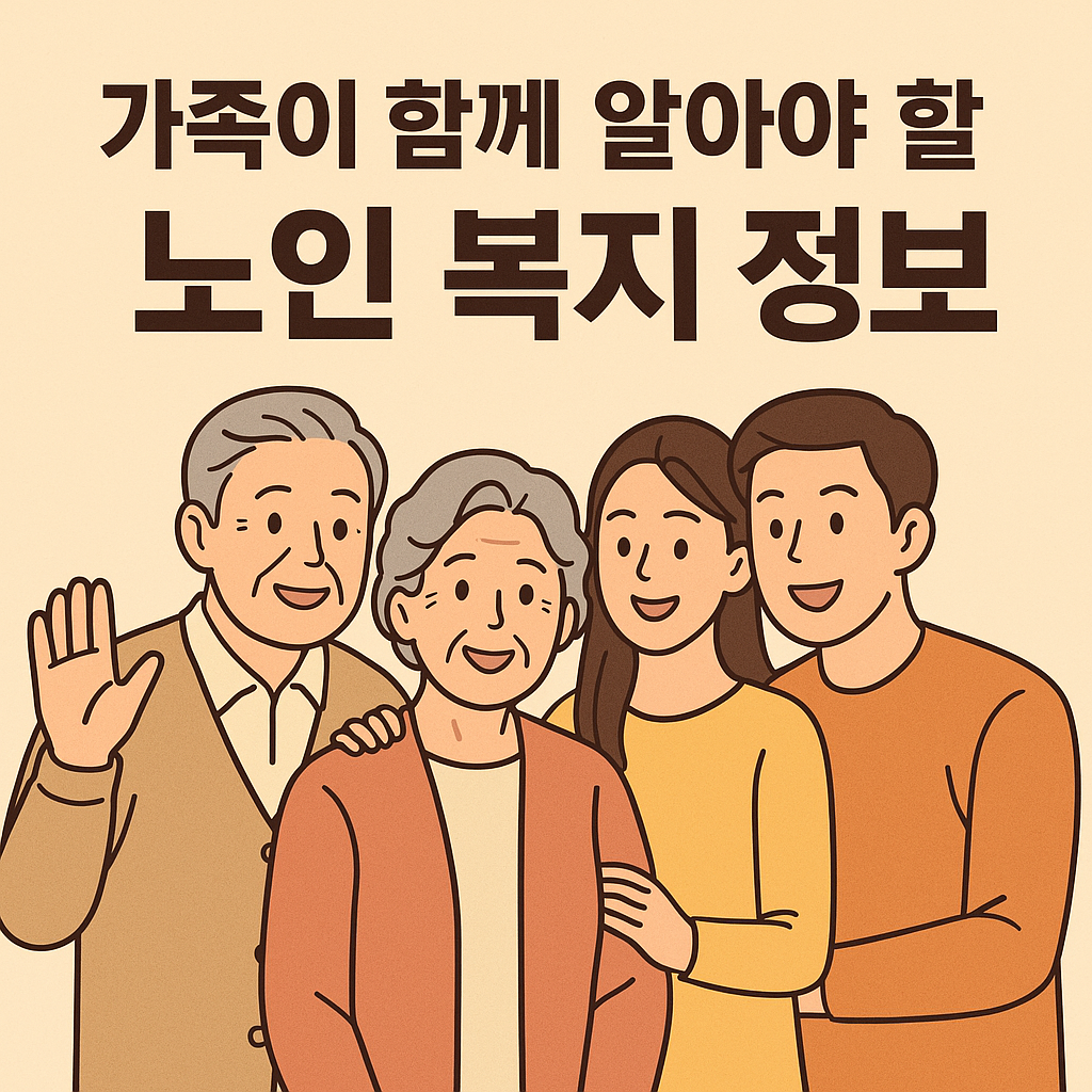 가족이 함께 알아야 할 노인 복지 정보 사진
