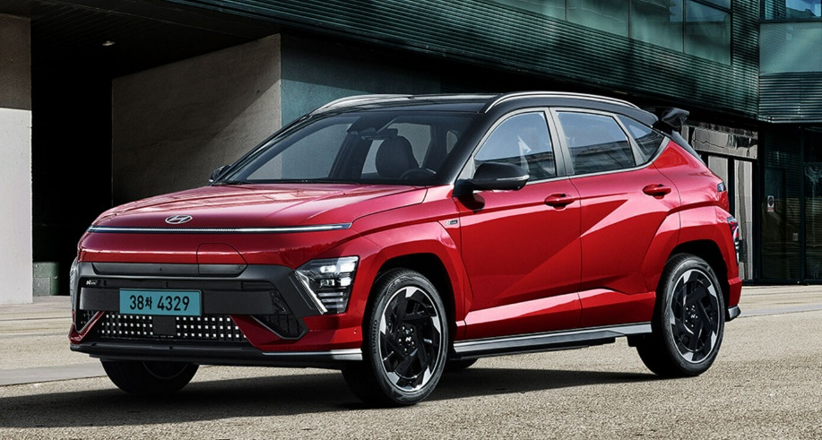 2025 코나 일렉트릭 N 라인 얼티메이트 레드 메탈릭 외장 컬러