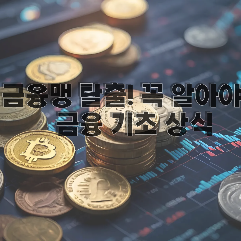 금융맹 탈출! 꼭 알아야 할 금융 기초 상식