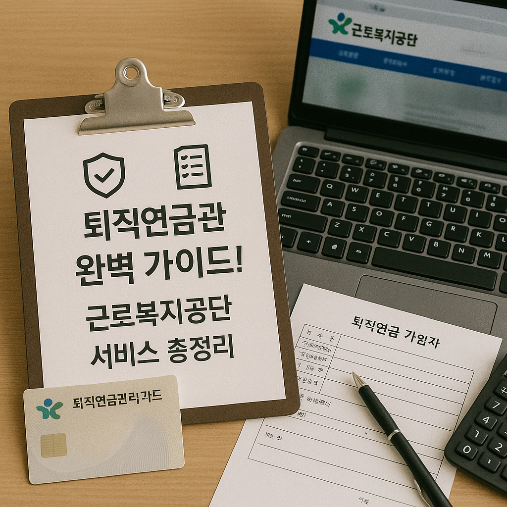 퇴직연금 관리공단 완벽 가이드! 근로복지공단 서비스 총정리