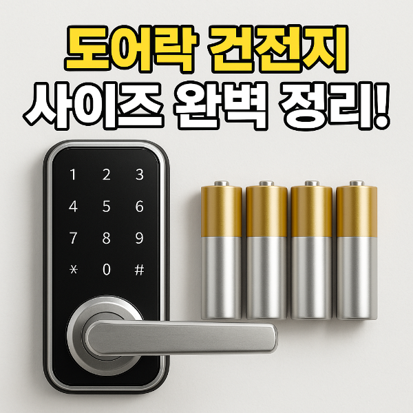 도어락 건전지 사이즈 썸네일 이미지입니다.