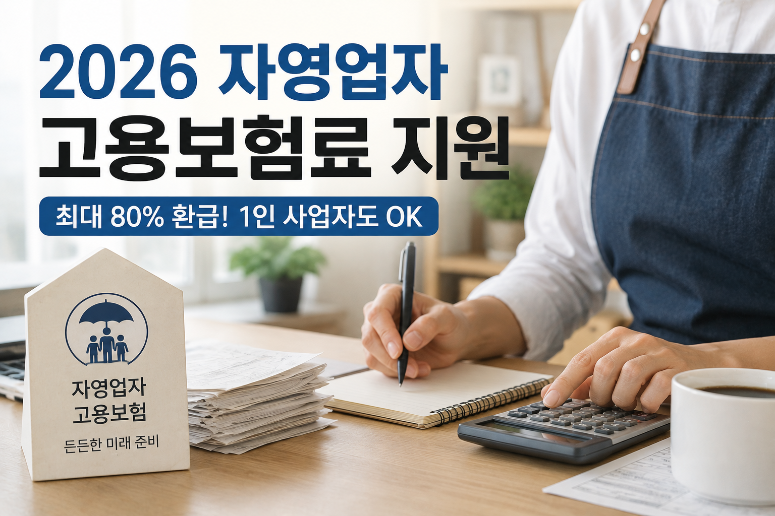 2026 자영업자 고용보험료 지원