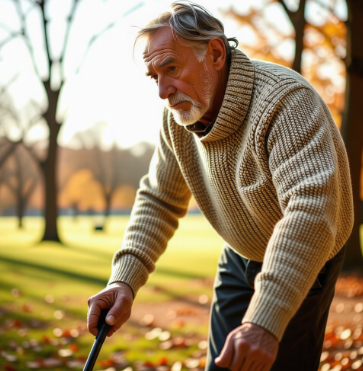 파킨슨병 걸린 할아버지 사진