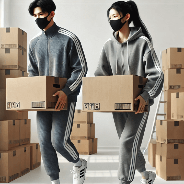 손없는 날 이사하는 부부 예시 사진