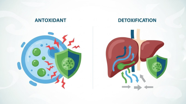 글루타치온 구조와 생성 위치를 보여주는 도식