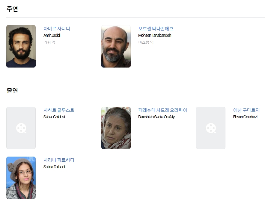 어떤 영웅 출연진