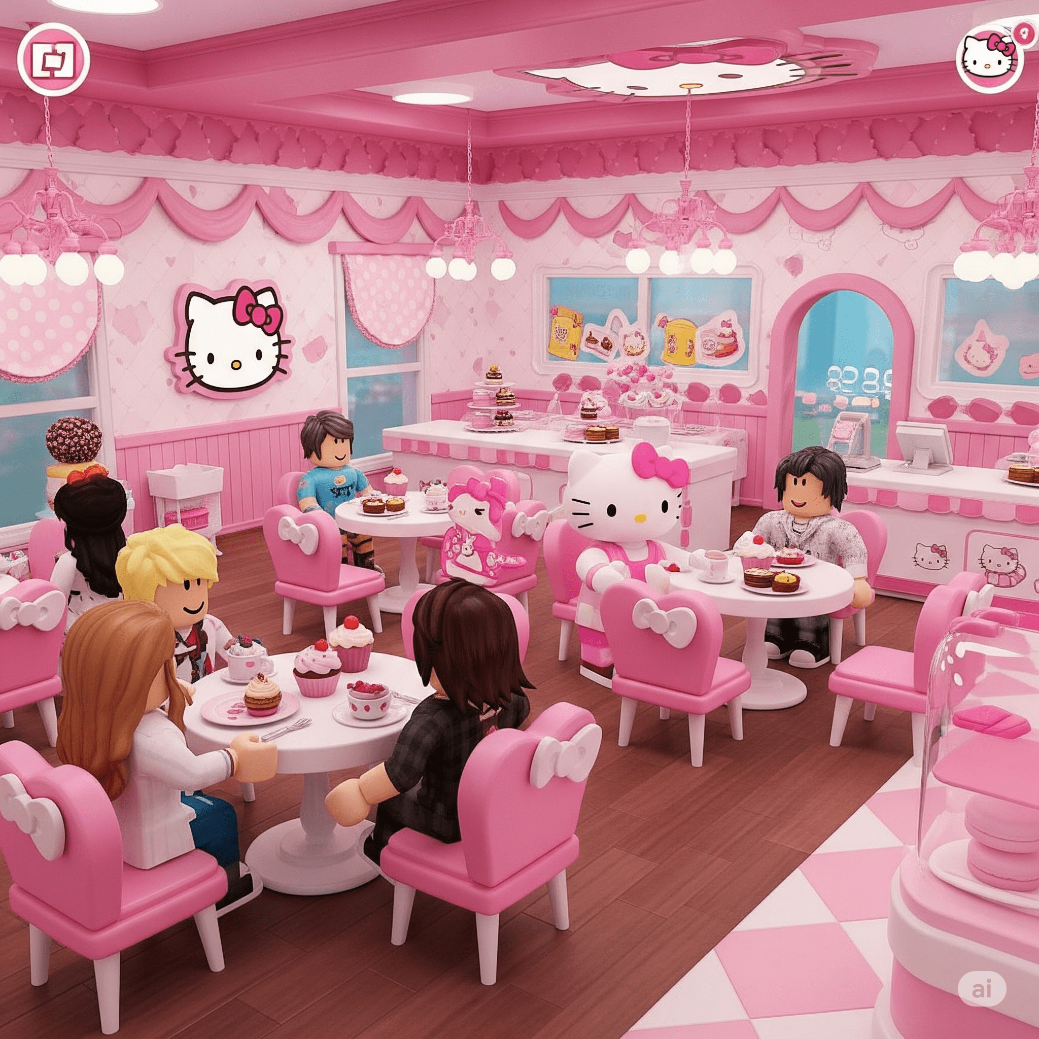 roblox_my hello kitty cafe 의 이미지