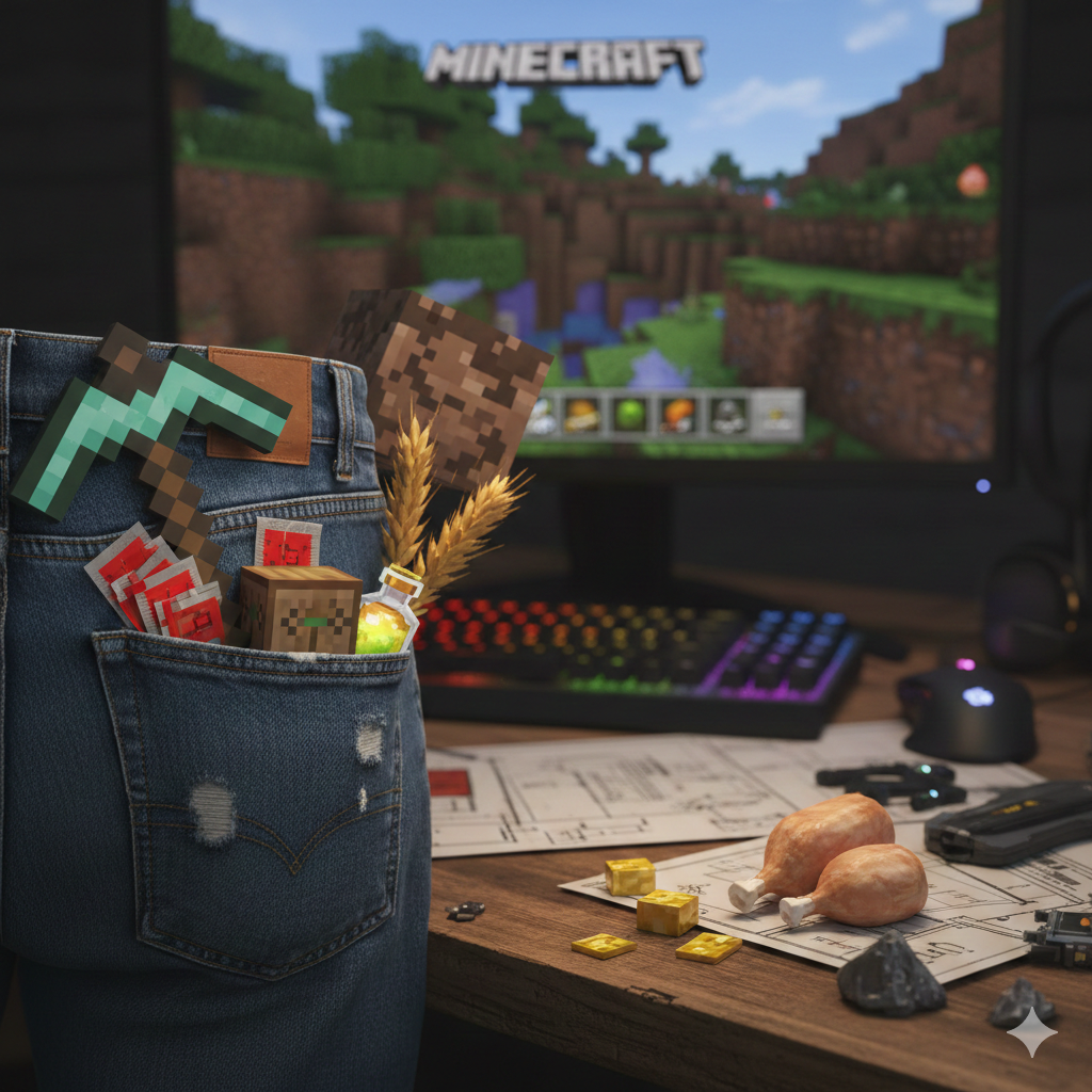 마인크래프트 주머니