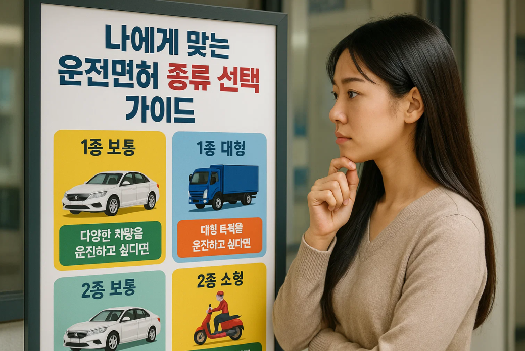 나에게 맞는 운전면허 종류 선택 가이드