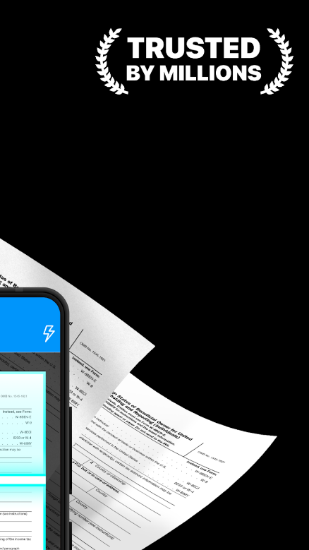 PDF 출력, 카메라 스캐너, 탭 스캐너 앱, 문서 스캔, 문서, 영수증, QR 및 명함 스캔, 110개 이상 언어 지원