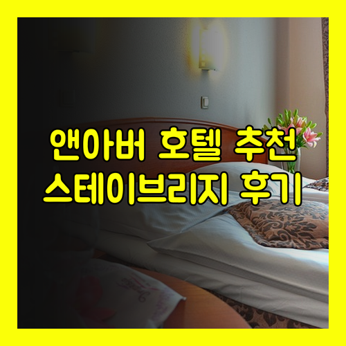 미시간 앤아버 여행 호텔 추천 스테이