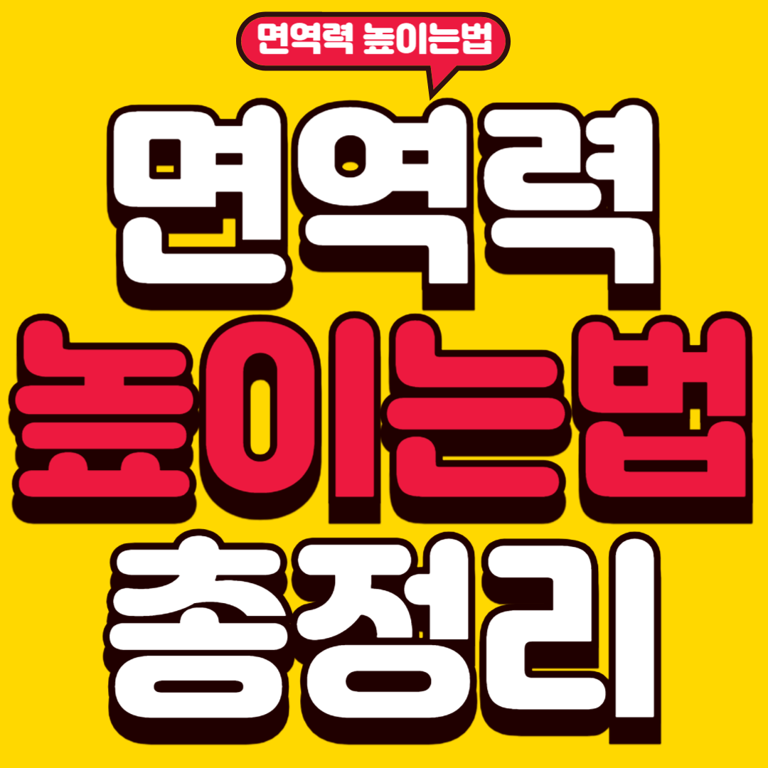 면역력높이는법