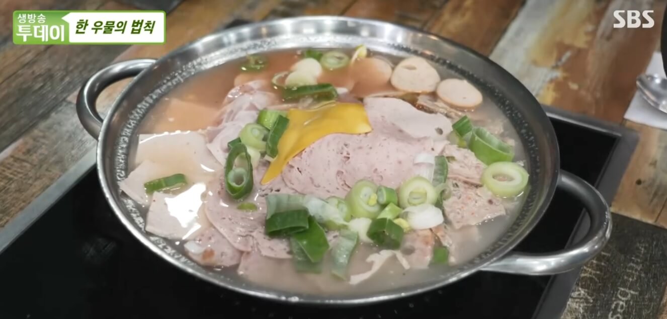 생방송투데이 한우물의 법칙 충북 증평 100% 수제 햄 부대찌개 맛집 송쌤수제햄부대찌개