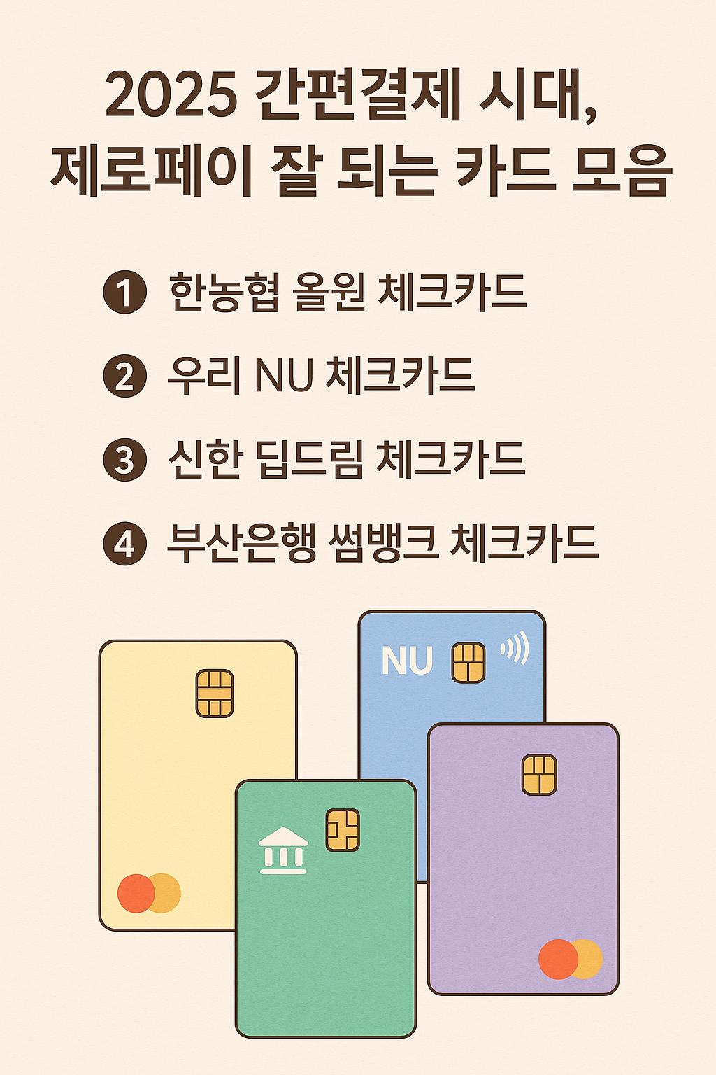 2025 간편결제 시대, 제로페이 잘 되는 카드 모음 관련 이미지 사진