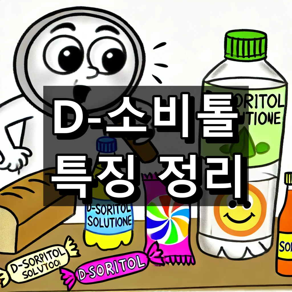 D-소비톨액 어떤 원재료일까?