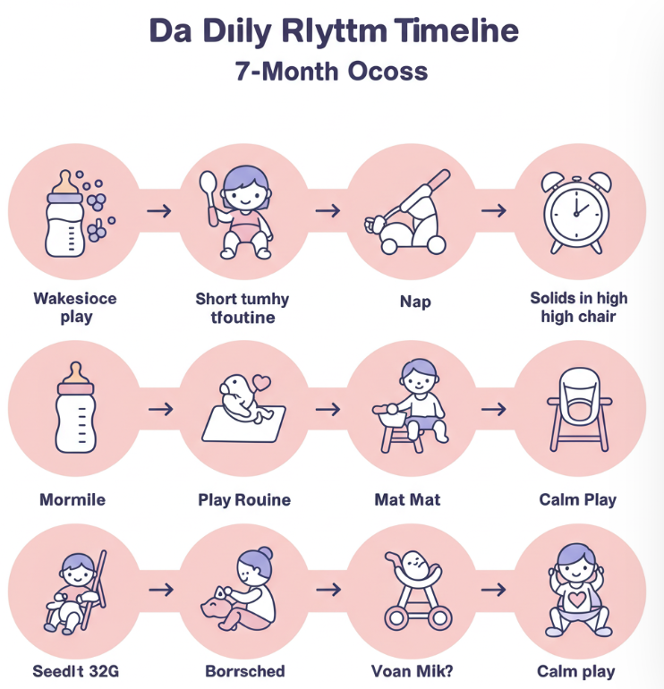 먹고 자고 놀기 리듬과 앉기 연계