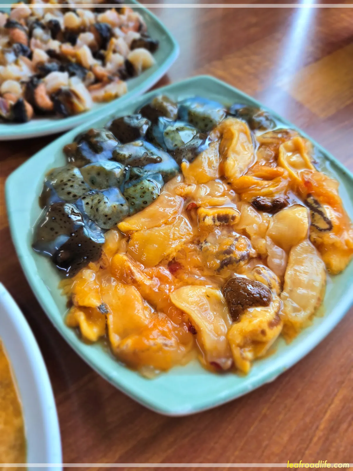 제주도-섭지코지-해녀밥상-멍게-해삼