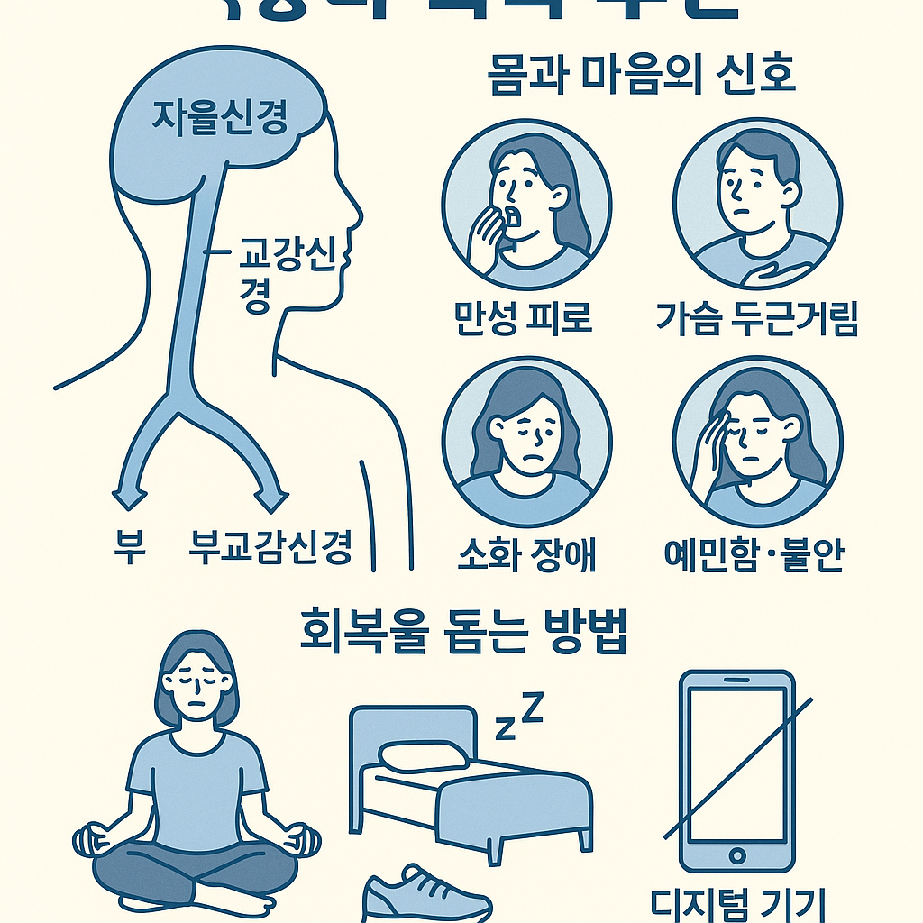 자율신경 불균형 증상, 몸과 마음이 다시 안정되는 방법