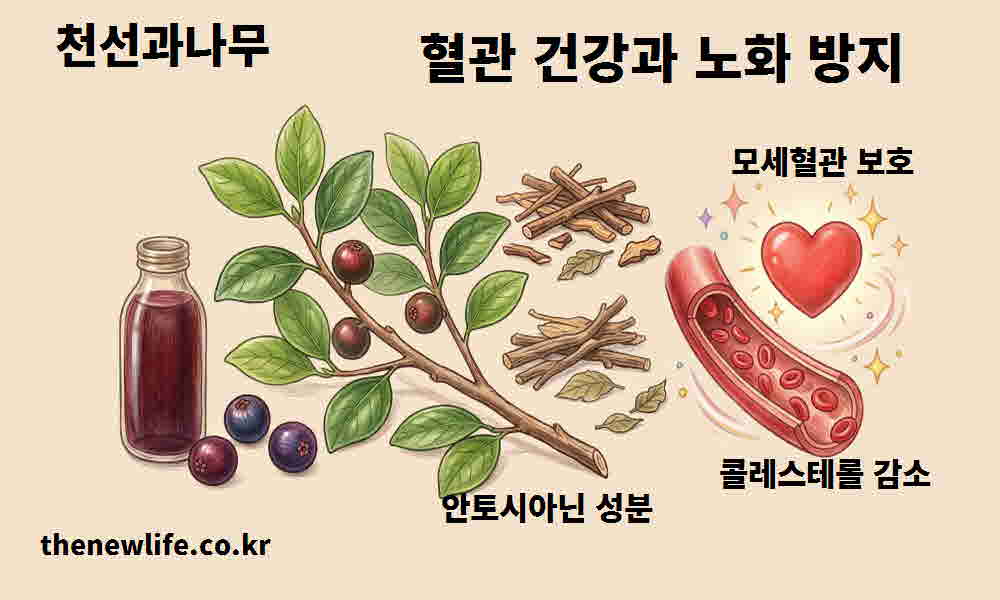천선과나무 효능 혈관 건강 노화 방지