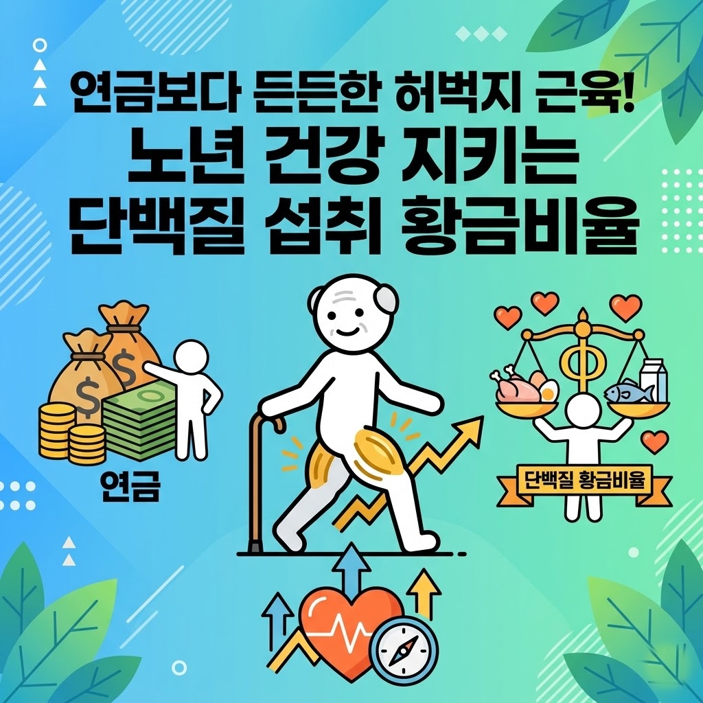 연금보다 든든한 허벅지 근육! 노년 건강 지키는 단백질 섭취 황금비율