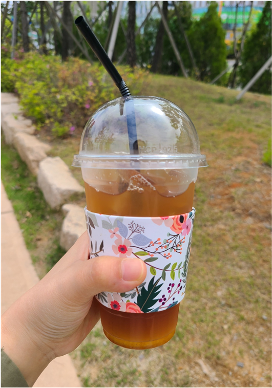 푸른 수목원 쉼터 베이커리 음료/ 허니자몽블랙티