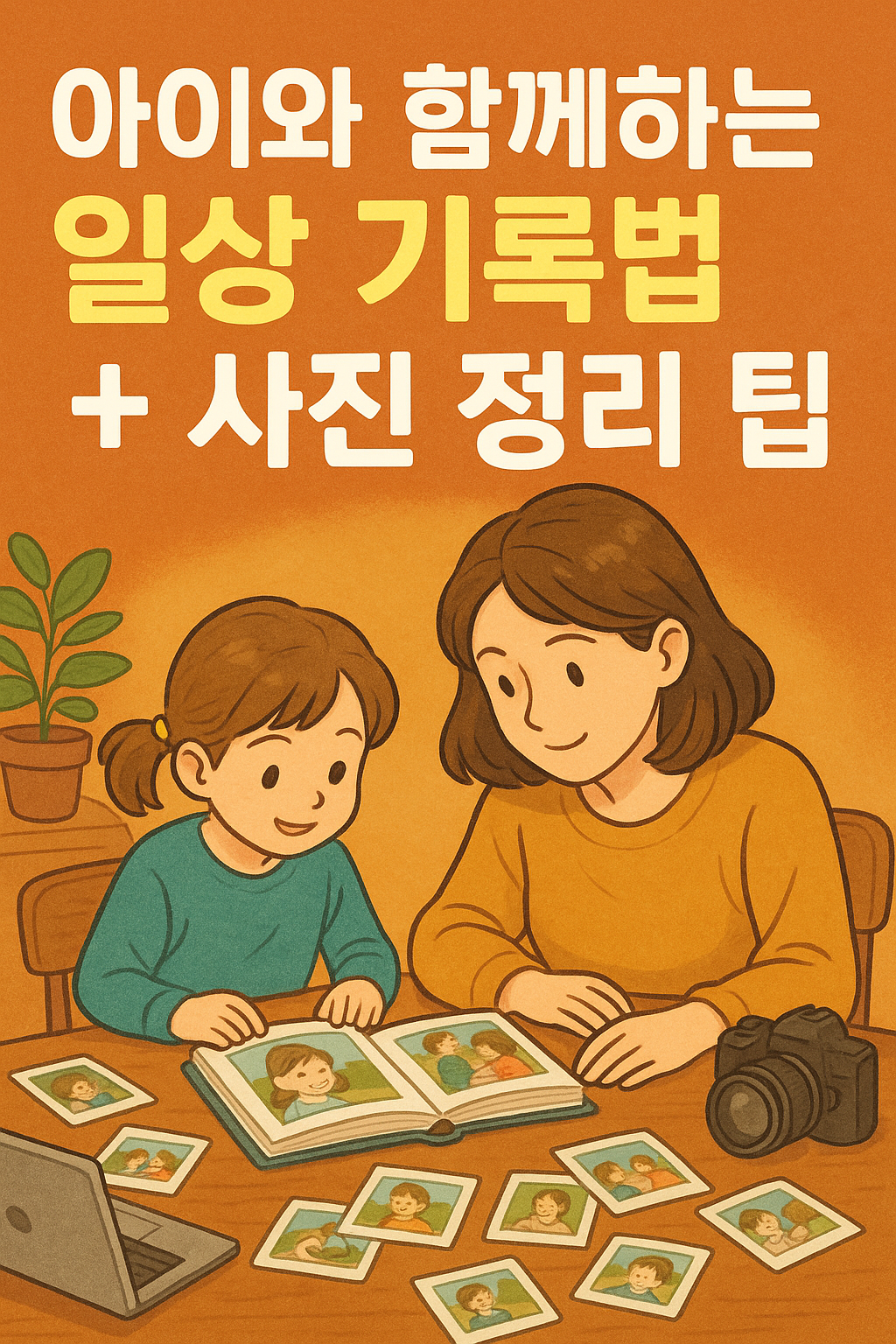 아이와 함께하는 일상 기록법 + 사진 정리 팁