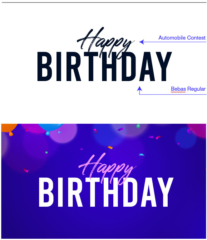 free-script-font-Automobile-Contest-design-example