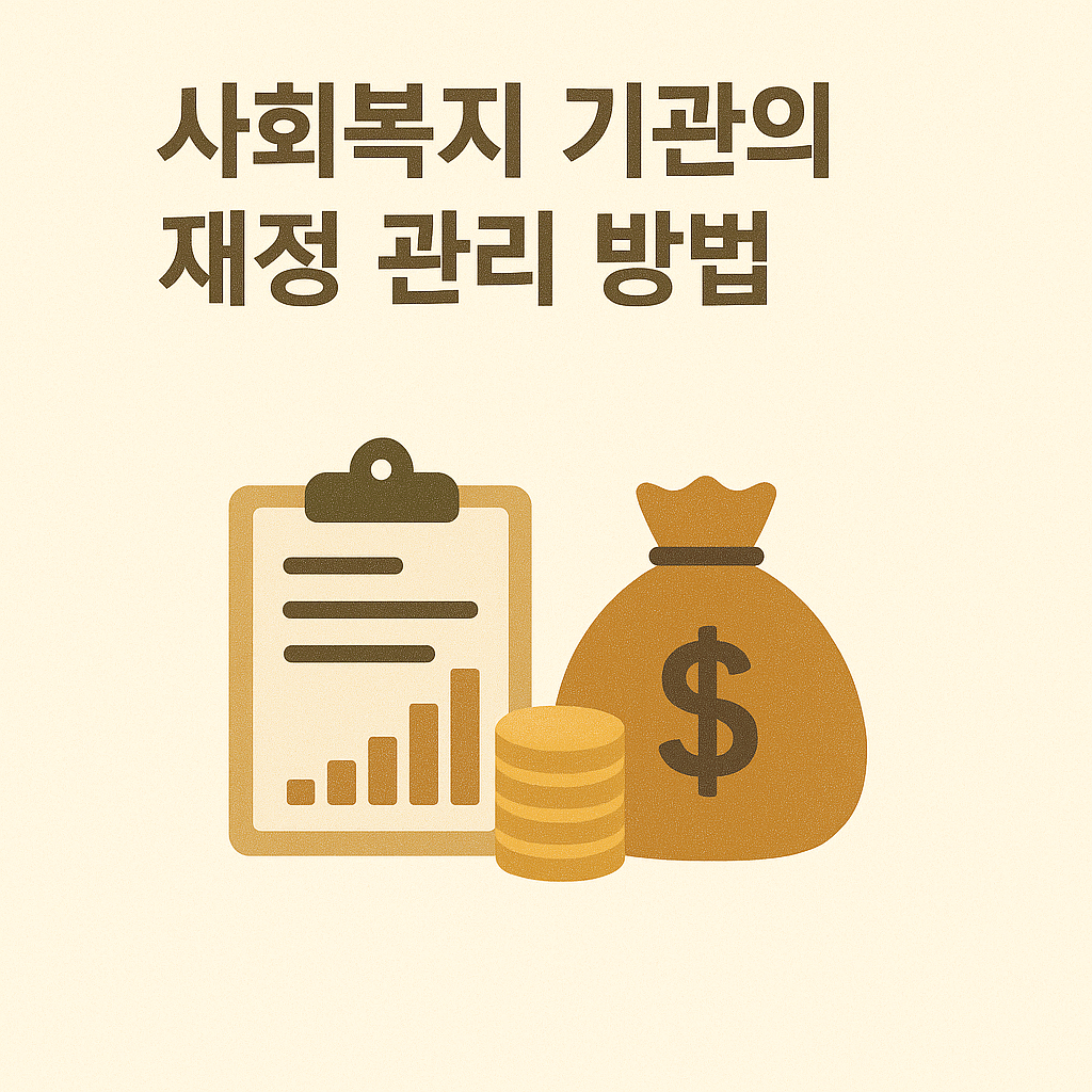 사회복지 기관의 재정 관리
