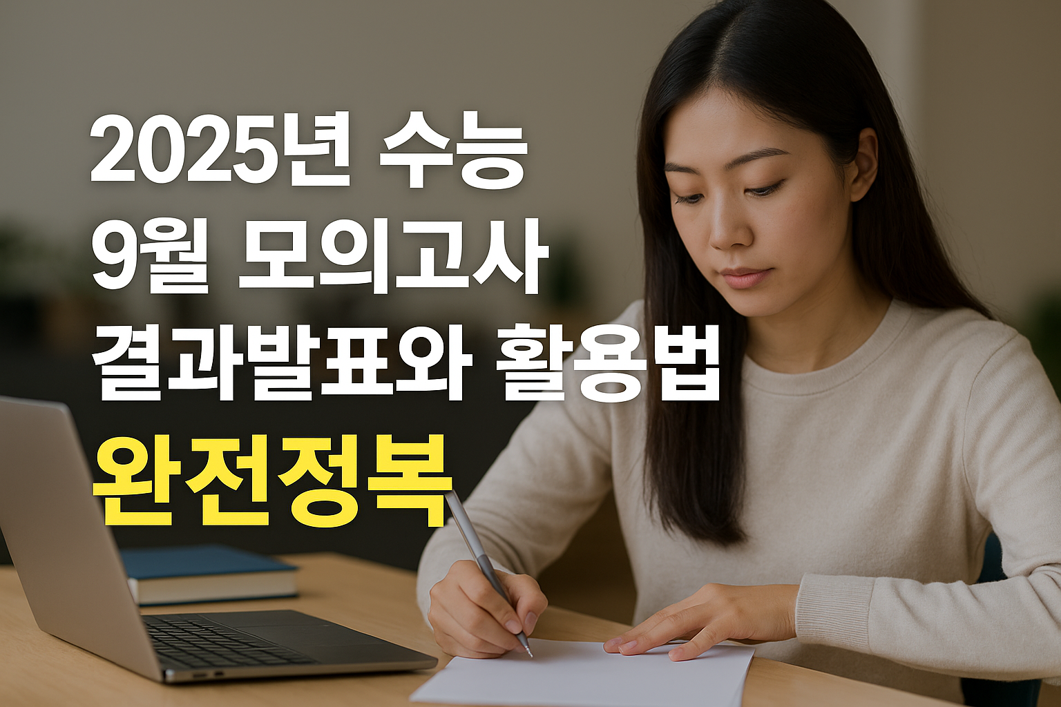 9월모의고사결과발표