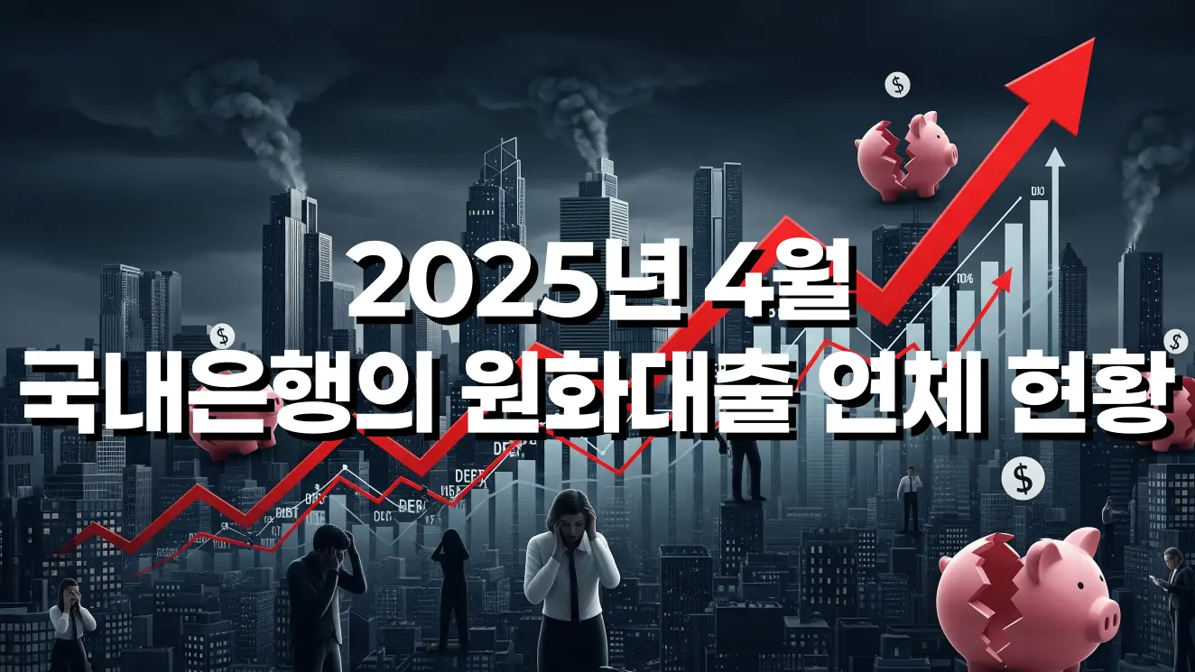 2025년 4월말 국내은행의 원화대출 연체율 현황