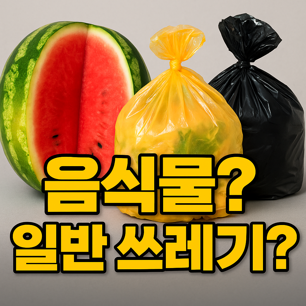 수박껍질 분리수거